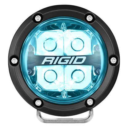 360 Series LED Round Fog Light, 4 Inch, Spot, RGBW Backlight, Pair