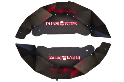 Rear Inner Fenders With Light for Jeep Wrangler JL 2018-2025