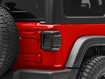 3D Smoked LED Tail Light For Jeep Wrangler JL 2018-2025