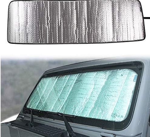 Front Windshield Sun Shade Compatible For jeep Wrangler JL 2018 To 2024