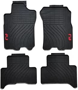 Black Rubber Car Mat for FJ Cruiser
