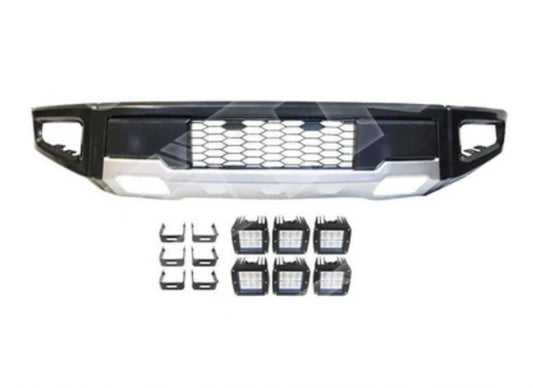 Front Bumper Cover Compatible with Ford RAPTOR F150 2015-2017 Steel (2015-2017)