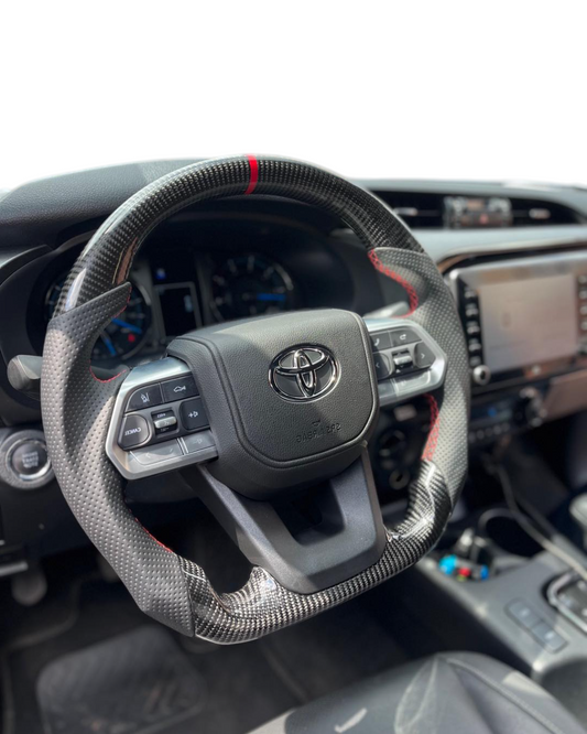 Carbon Fiber Steering for Toyota Land Cruiser LC300 2022-2025