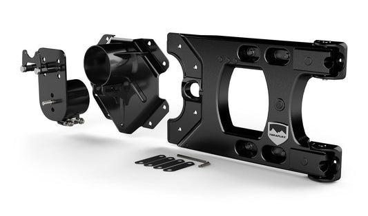 Alpha HD Hinged Spare Tire Carrier & Adjustable Spare Tire Mount Kit – 5x5" for Jeep Wrangler JK 2007-2017