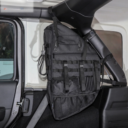 2 Pcs L & R Rear Roll Bar Storage Bag for Jeep Wrangler JL 2018-2025