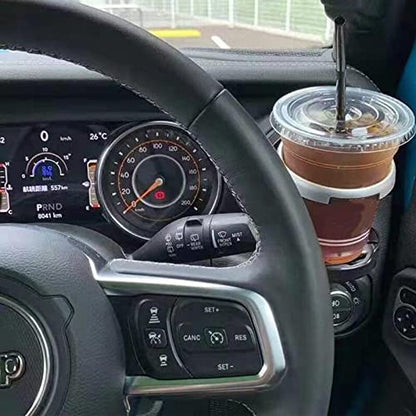 AC Vent Cup Holder Stand For Jeep Wrangler JK & JL 2011-2025