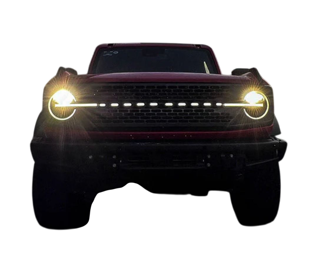 Dynamic LED Grill Lights Dot Style for Ford Bronco 2021-2025