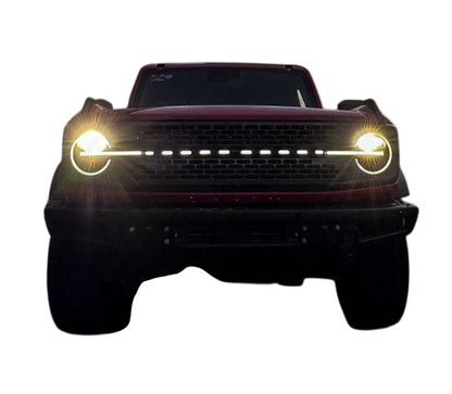 Dynamic LED Grill Lights Dot Style for Ford Bronco 2021-2025