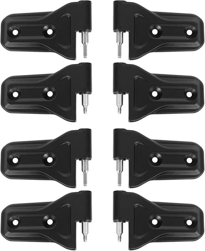 Hooke Road for Jeep Door Hinge Jeep Wrangler JL Unlimited 4-Door 2018-2024 (Set of 8 Hinges)