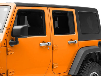 5 Pcs Chrome Door Handle Cover for Wrangler JK 2007-2017