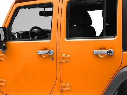 5 Pcs Chrome Door Handle Cover for Wrangler JK 2007-2017