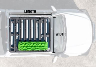 ROOF RACK KIT TOYOTA LANDCRUISER 300 SERIES ATLAS 1240MM X 2130MM PLATFORM  WITH ROOF BLADES (FULL LENGTH)