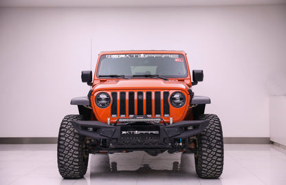 TOPFIRE Front Bumper for Jeep Wrangler JK & JL & Gladiator 2007-2023