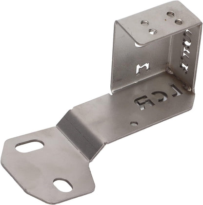 Stainless Steel Antenna Mount  for Car Main Assistant Driving Position for Land Cruiser LC200 (Silver)