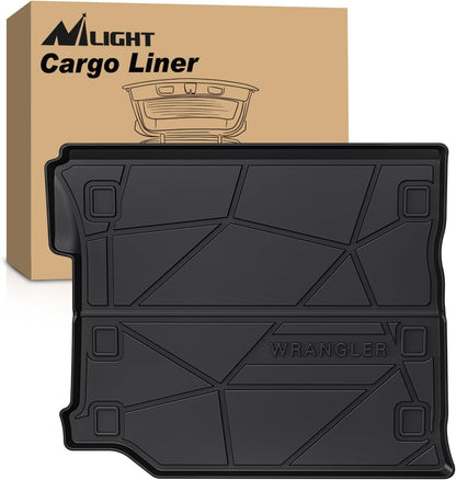 Car Cargo Liner Trunk Mats Boot Tray Carpet Interior Accessories For JEEP Wrangler JL 2018 - 2025