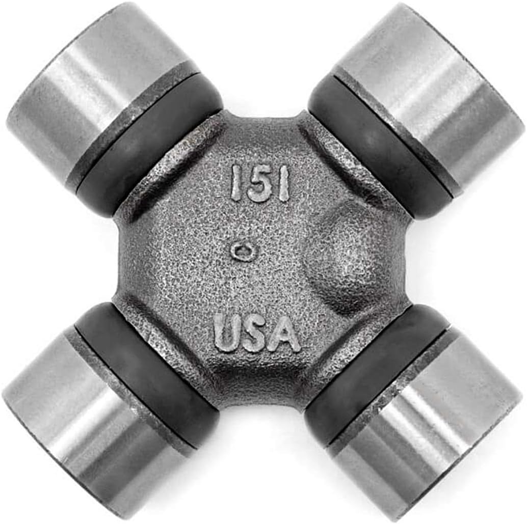 Metal universal joint with '151 USA' marking on a white background