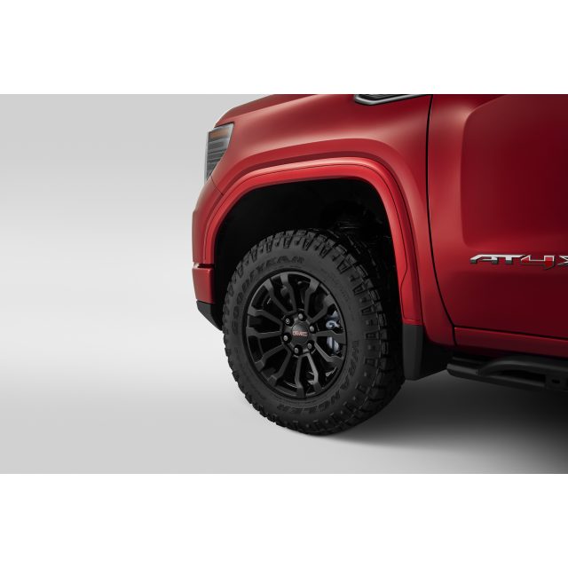 Smooth Front and Rear Fender Flare Set in Cayenne Red Tintcoat GMC SIERRA 2021-2022