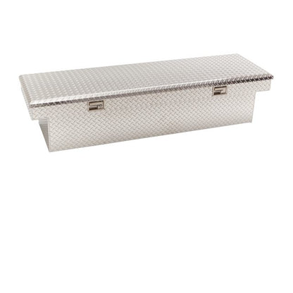 Cross Bed Aluminum Tool Box with Brand Logo ,GMC & CHEVROLET.