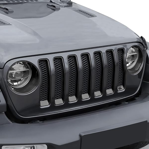 Grill  JK upgrade to JL For jeep JK 2007 To 2017