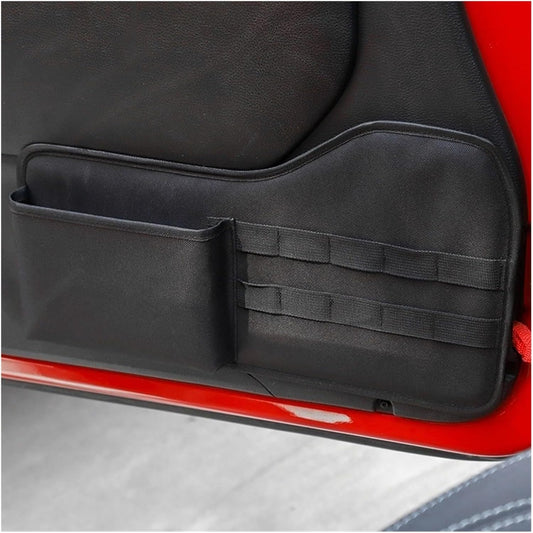 Front Door Storage Bag Organizer Compatible With Jeep Wrangler JK 2011 - 2017