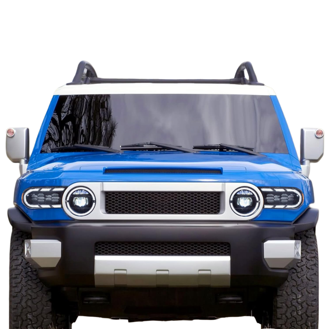Headlight With DRL & Sequential Turn Signal For Toyota FJ Cruiser 2007-2017