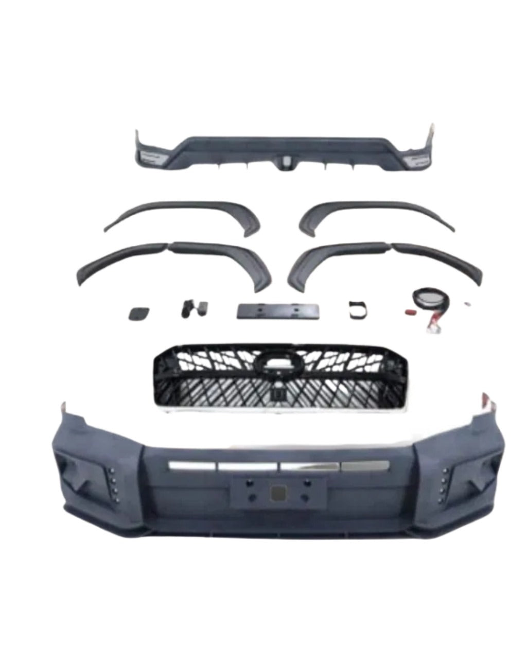BODY KIT FOR LC 300 FJ 300 (2022-2025 ) VXR EDITION UPGRADE TO WILD STYLE  ( NO PAINT)