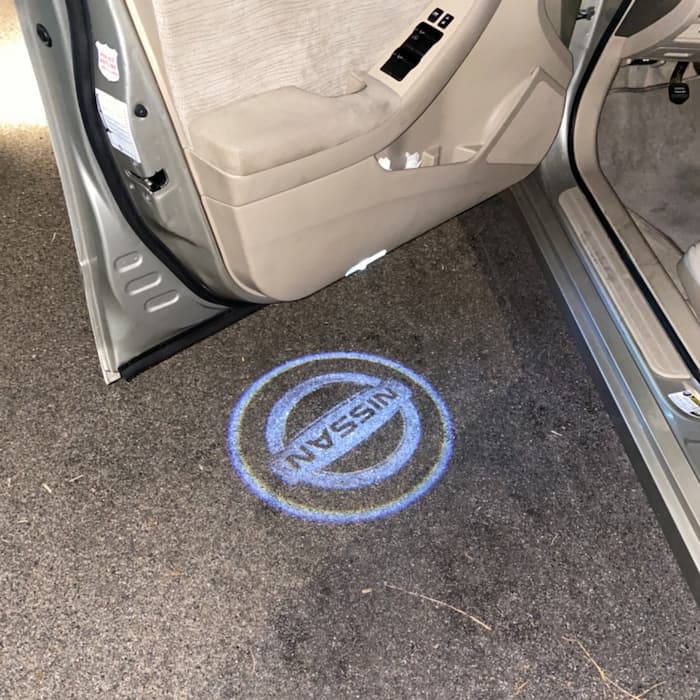 door logo shadow light for All Models NISSAN