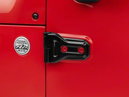 Black or Red Door Cover Hinge for Wrangler JK & JL 2007-2025