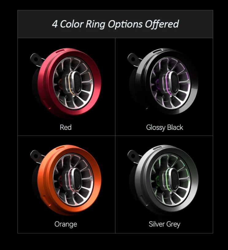 CaRobotor Turbo Air AC Vent With Ambient Lights for Jeep Wrangler JL / JT / 4xe 2018-2023