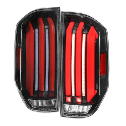 Facelift Style Full LED Tail Lights with Sequential Turn Signal for Toyota Tundra 2014-2021