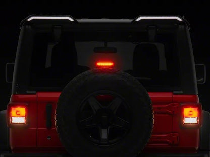 Dual Rear Spoiler With LED Lights For Jeep JL 2018 - 2025 (For American version)