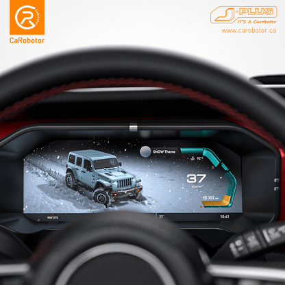 Digital Dashboard J-Plus Jeep Wrangler JL & Gladiator  2018-2025 ( Carobotor )