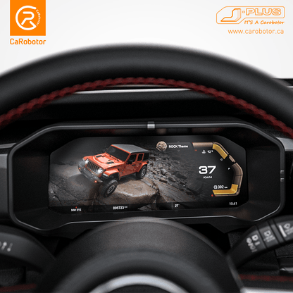 Digital Dashboard J-Plus Jeep Wrangler JL & Gladiator  2018-2025 ( Carobotor )