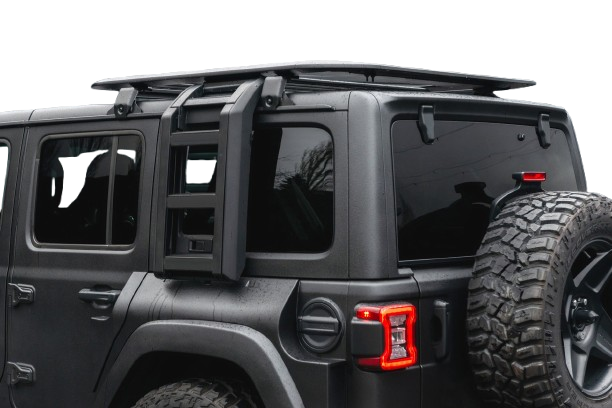 side ladder For Roof Rack Jeep Wrangler JL 2018 - 2025
