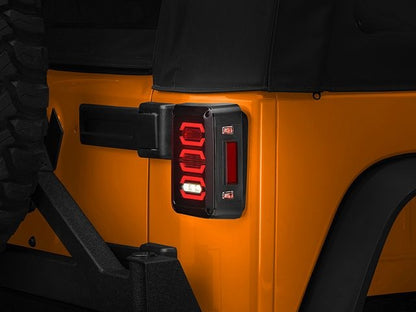 LED Tail Light with Side Reflectors For Jeep Wrangler JK 2007-2017