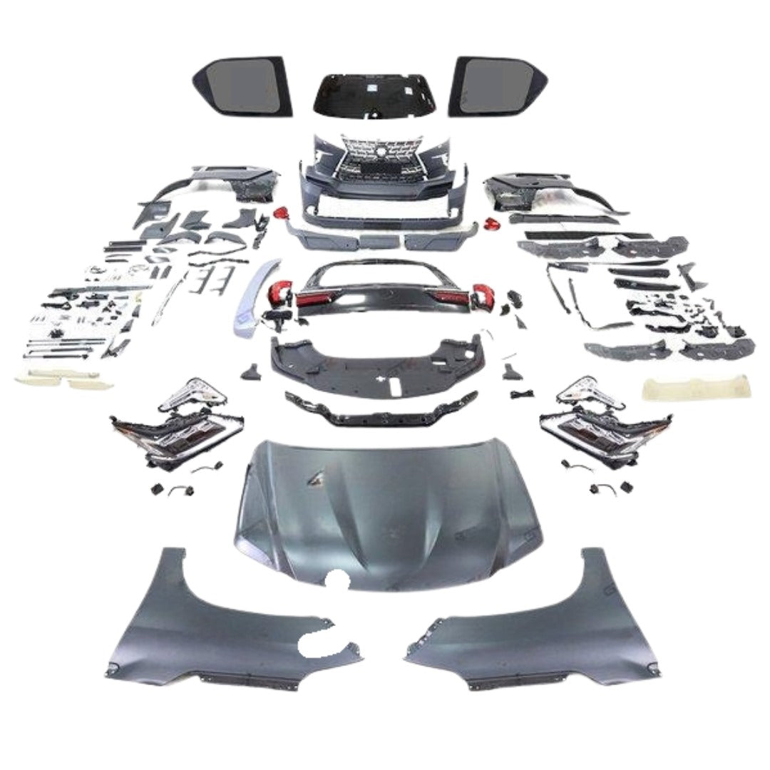 BODY KIT FOR LEXUS 570 FROM 2008 - 2015 UPGRADE TO SPORT EDITION WITH REAR FENDER AND GLASS 2021+