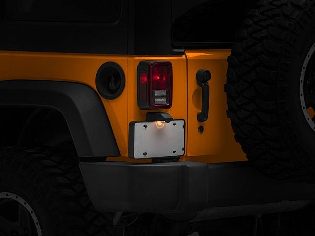 Number Plate Holder With Light for Jeep Wrangler JK 2007-2017