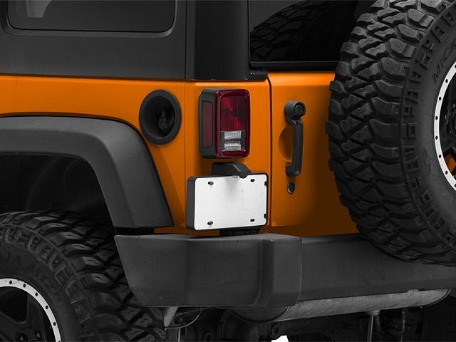 Number Plate Holder With Light for Jeep Wrangler jl 2018 - 2025