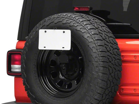 Number Plate Holder for Jeep Wrangler JL 2018-2025