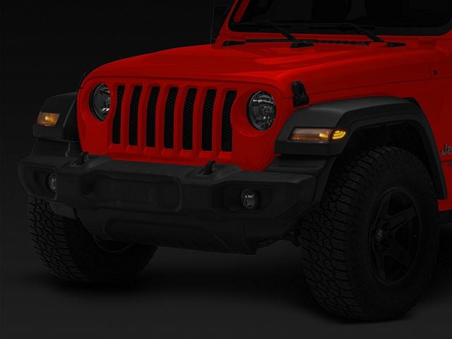 Oracle Black Amber Led Fender Flares Side Marker for Jeep Wrangler JL & Gladiator 2018-2025
