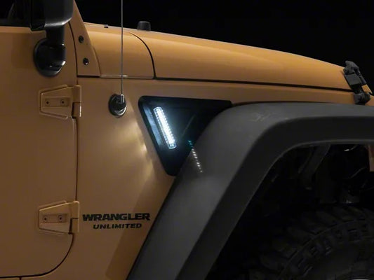 Oracle Fender Air Vent LED Lights for Jeep Wrangler JL 2018-2025