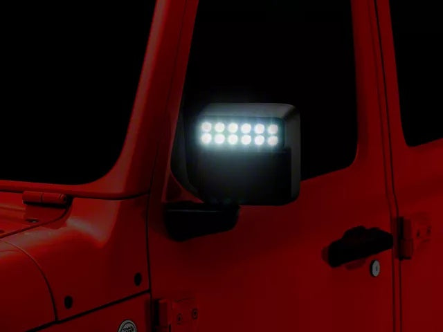 Oracle LED Off-Road Side Mirrors For Jeep Wrangler JL & Gladiator 2018 to 2025
