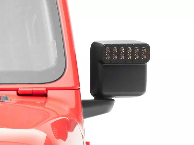 Oracle LED Off-Road Side Mirrors For Jeep Wrangler JL & Gladiator 2018 to 2025