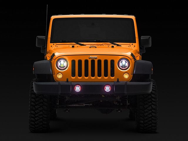 RGB Headlight + Fog Light for Jeep Wrangler JK 2007-2017