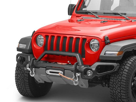 RR Front Bumper With Bar for Jeep Wrangler JK & JL & Gladiator 2007-2025