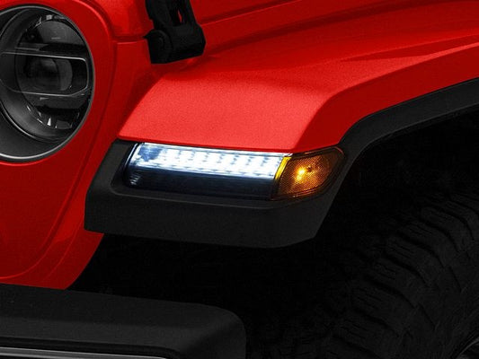 Smoked Fender Light for Jeep Wrangler JL & Gladiator 2018-2025