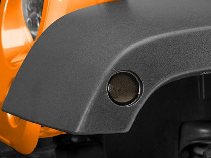 Smoked LED Front Side Fender Light Marker for Wrangler JK 2007-2017