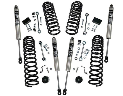 Full Lift Kit With Shocks ( Lift Kit 2.5 , Fox Shocks Stage One ) Jeep Wrangler JK & JL 2007 - 2025
