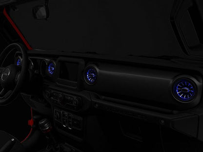 Turbo Air AC Vent With LED Light for Jeep Wrangler JL & Gladiator 2018-2025