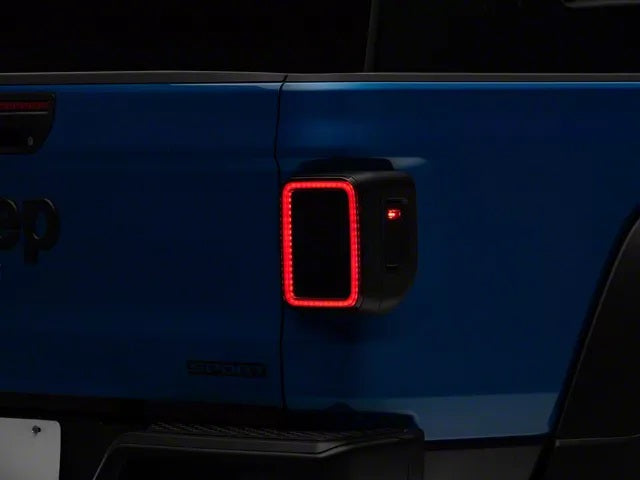 Smoked LED Tail Light For Jeep Gladiator 2020-2025